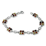 Graduated Colours of Amber Bracelet