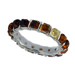 Full Eternity Amber Ring