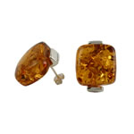Unique Baltic Honey Amber Earrings