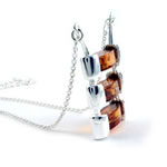 Triple Marquise Amber Necklace