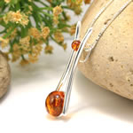 Round Honey Amber Pendant