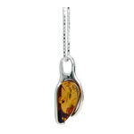 Honey Amber Wrapover Pendant