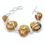 Baltic Amber Pebbles Bracelet