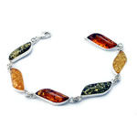 Multi Colour Baltic Amber Bracelet