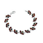 Green and Honey Amber Bracelet