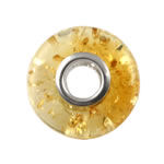 Citrine  Amber Charm Bead