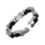 Stainless Steel Bike Chain Bracelet