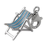 Deckchair Silver Clip on Charm