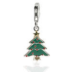 Christmas Tree Clip on Charm
