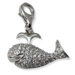 Whale Clip on Charm