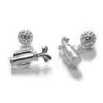 Silver Golf Cufflinks