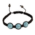 Light Blue Crystal Bead Bracelet