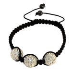 White Crystal Beads Bracelet