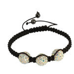 Aurora Borealis Crystal Bead Bracelet