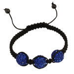 Blue Crystal Bead Bracelet