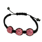 Pink Crystal Beads Bracelet