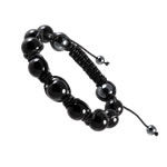 Black Onyx and Hematite Bracelet