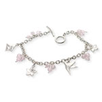 Hummingbird  Charm Bracelet