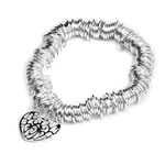 Sweetie Bracelet with Ornate Heart Charm