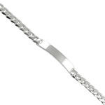 Silver Identity Bracelet