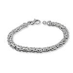 Men's Byzantine Silver Bracelet