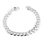 Silver Curb Bracelet