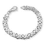 Byzantine Mens Silver Bracelet