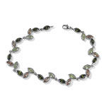 Peridot, Olive and Champagne Marquise Bracelet