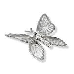 Silver Butterfly Brooch