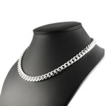 Heavy Solid Sterling Silver Curb Chain