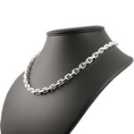 Heavy Solid Silver Mens Cable Chain