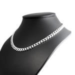 Silver Curb Chain 7.4mm