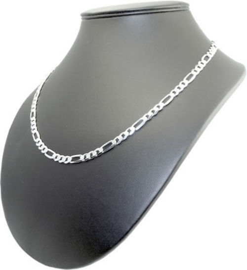 Silver Figaro Chain 5.5mm Width