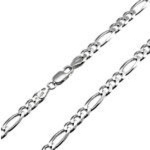 Silver Figaro Chain 6.90mm Width