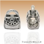 Silver Handbag Bead Charm