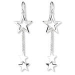 Triple Star Drop Earrings