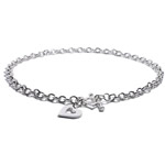 Double Open Heart Toggle Necklace