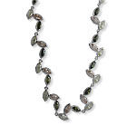 Peridot, Olive and Champagne Marquise Necklace