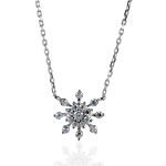 Snowflake Necklace with Cubic Zirconia