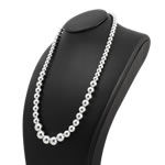 Graduated Silver Bead Necklace