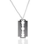 Stainless Steel Razor Blade Pendant