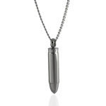 Stainless Steel Bullet Pendant