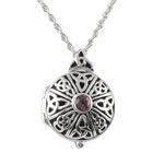 Amethyst Celtic Locket