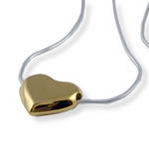 Gold Plated Sterling Silver Heart Necklace