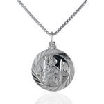 Small Double Sided St Christopher Pendant