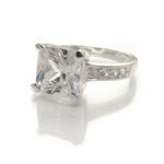 Sensational Princess Cut Solitaire Ring