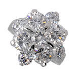 9 Stone Cluster Dazzle Ring