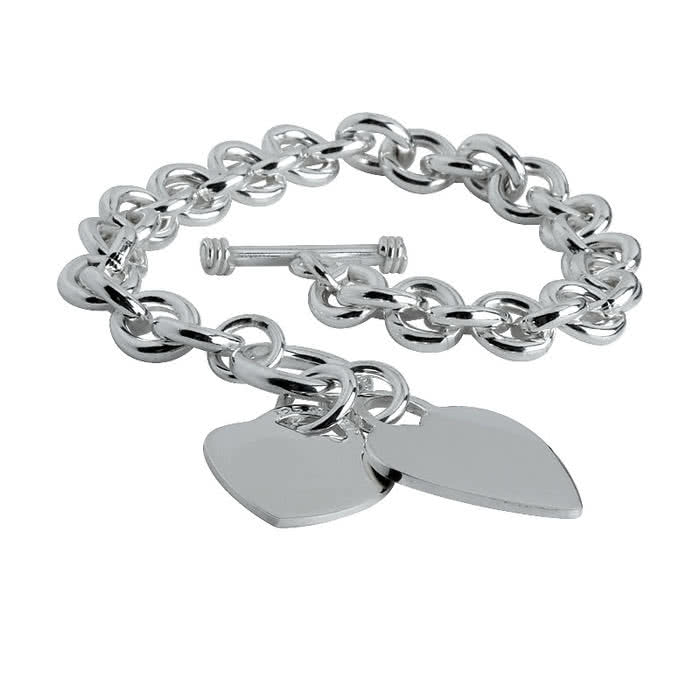 Heavy Solid Silver Cable Bracelet
