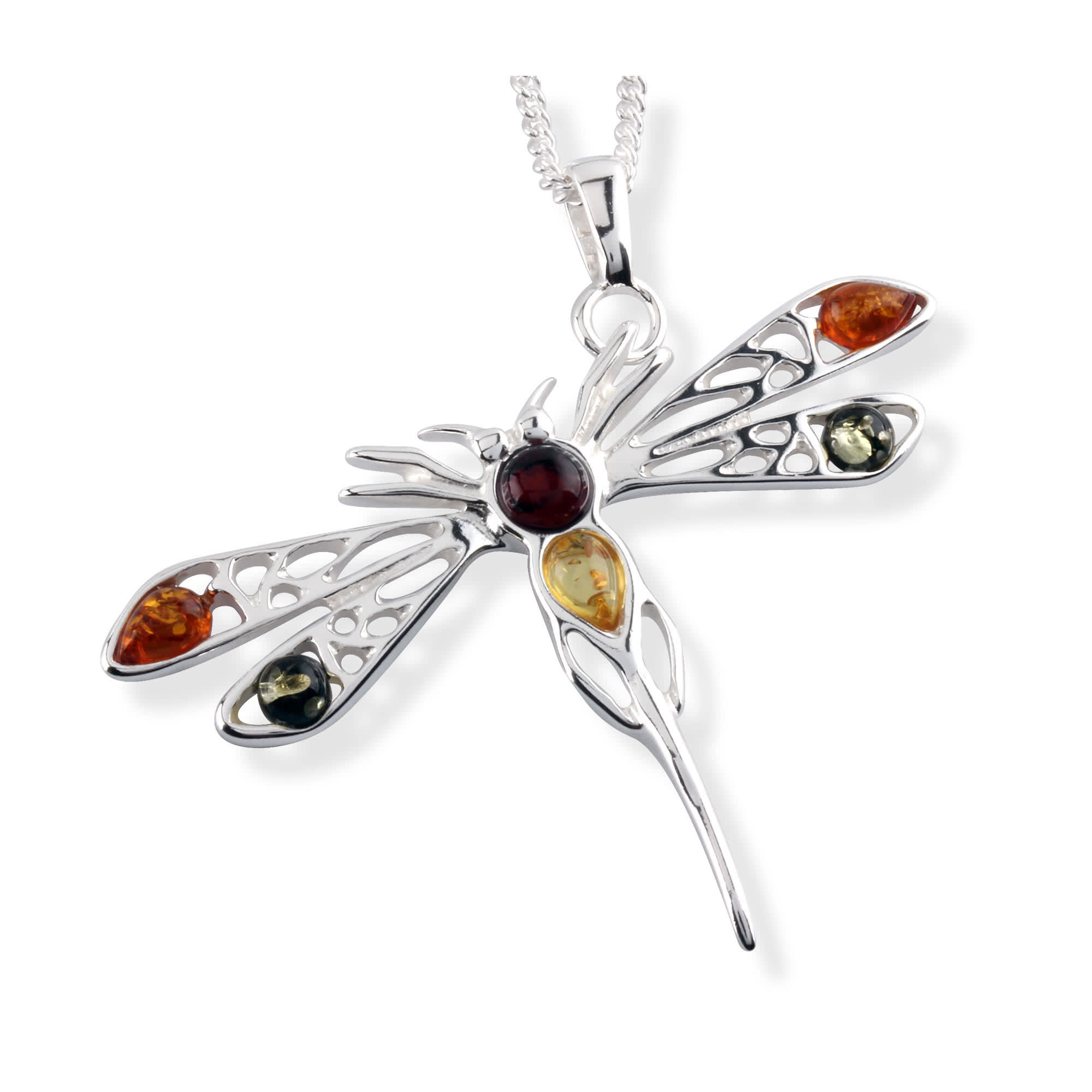 Heavy Amber Set Adjustable Bracelet