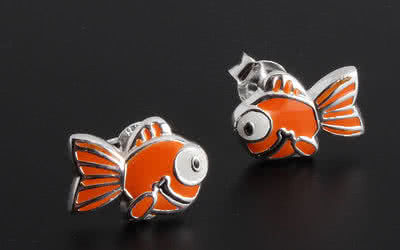 Silver Girl's Earrings